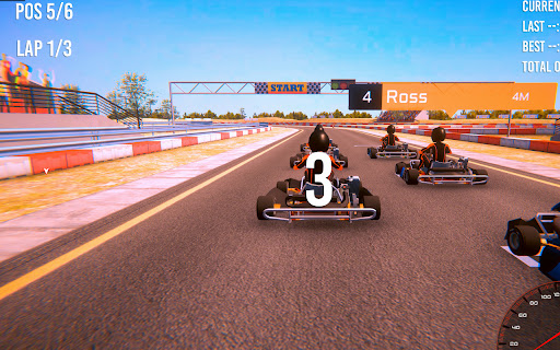Real Kart Racing PK Game screenshot