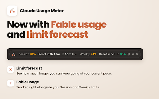 Claude Usage Meter screenshot