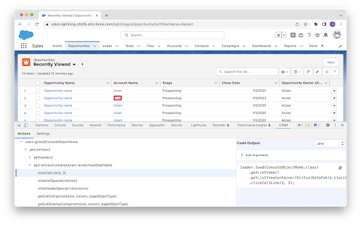 UTAM screenshot