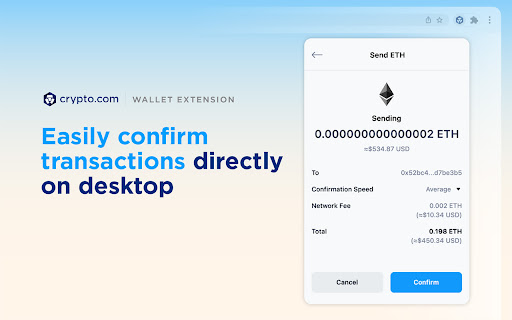 Crypto.com | Onchain Extension screenshot