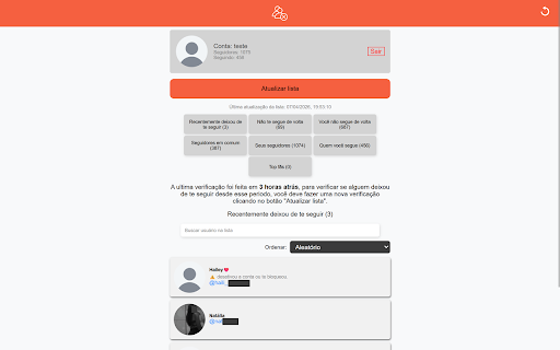 Followers & Unfollowers - Follower Manager screenshot
