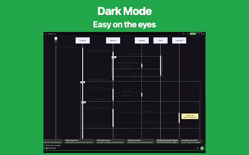 Simple Sequence Diagram AI screenshot
