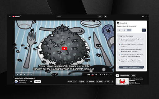 Copsule - ChatGPT Youtube Summary screenshot
