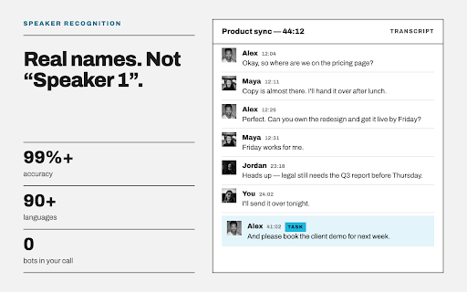 Clarist: Record, Transcribe & Summarize Google Meet screenshot