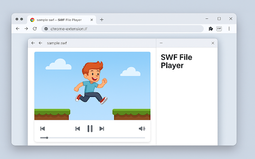 SWF File Player for Google Chrome (Lite) screenshot