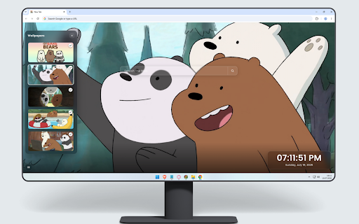 We Bare Bears Wallpapers – Cartoon Character Backgrounds screenshot