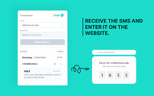 TempNumber - Virtual Number and SMS Generator screenshot