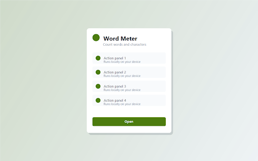 Word Meter screenshot