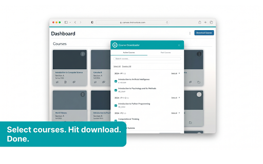 Canvas Course Downloader & Exporter screenshot