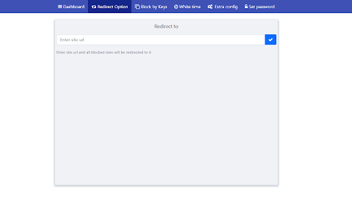 Web Site blocker screenshot