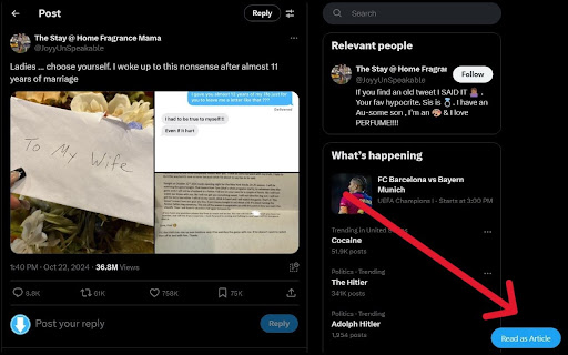 Twitter/X thread Reader screenshot