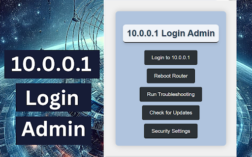 10.0.0.1 Login Admin screenshot