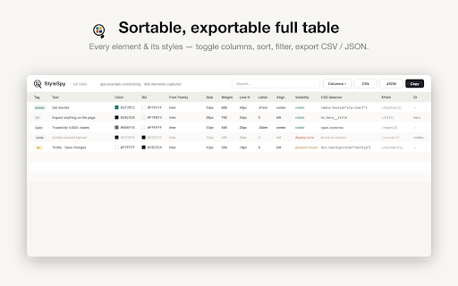StyleSpy — CSS & State Inspector screenshot