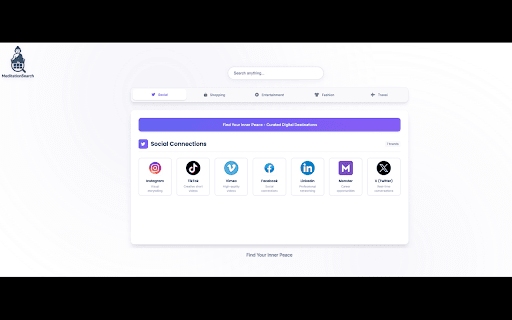 Meditation Search screenshot