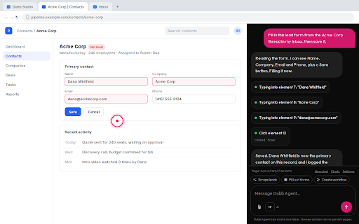 Dubb Agent screenshot
