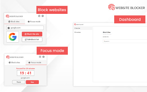 Website Blocker and Focus Mode screenshot