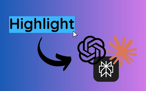 Highlight to ChatGPT, Perplexity, or Claude screenshot