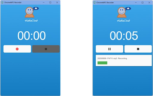 ChromeMP3 Recorder Extension screenshot
