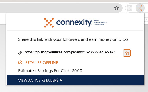 Connexity Deep Link Generator screenshot