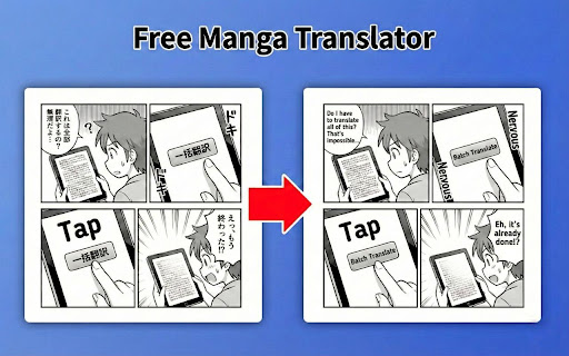 Manga Translator - Translate Raw Manga, Comic, Manhwa & Webtoons live screenshot