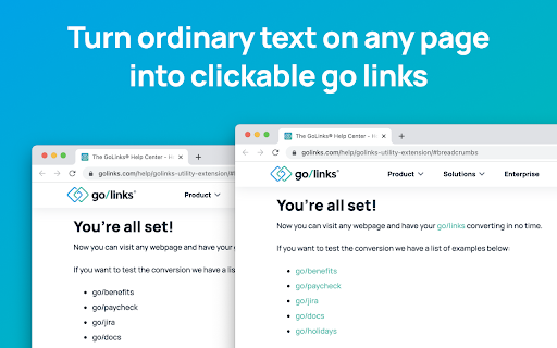Go Links Utility screenshot