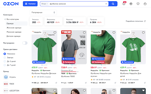 Sellmonitor screenshot