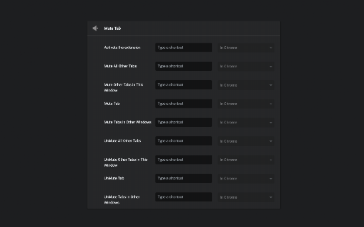 Mute Tab screenshot