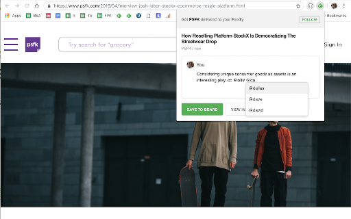 Feedly Mini screenshot
