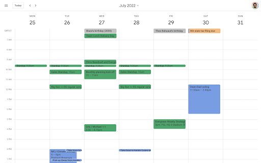 Simplify Calendar screenshot