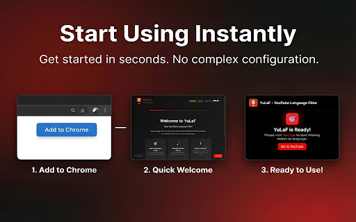 YuLaF – YouTube Language Filter. Language Immersion & Focus screenshot