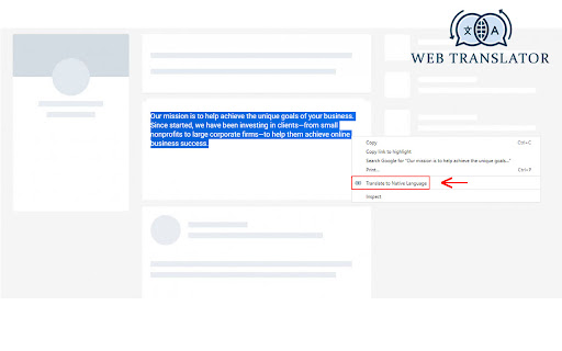 Web Translator screenshot