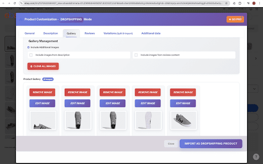 Sharkdropship dropshipping for eBay & woocommerce screenshot