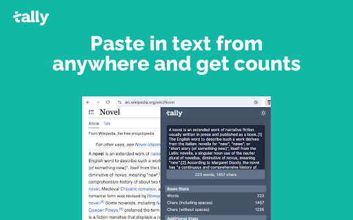 Word Counter (Tally) screenshot