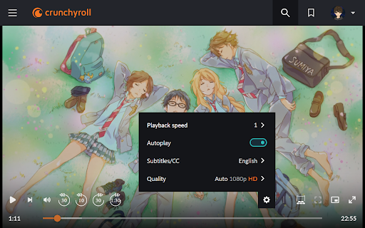 Improve Crunchyroll screenshot