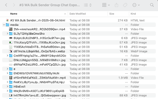 Whatsapp Chat Backup - Backup WA Messages screenshot