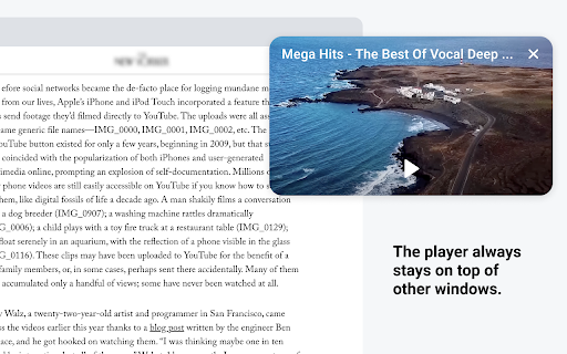 Picture-in-Picture Floating Video Player screenshot