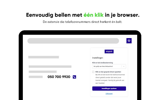 Voys Klik-en-bel screenshot