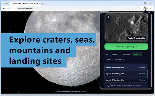 Moon Map screenshot
