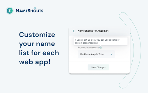 NameShouts - Name Pronunciation tool screenshot