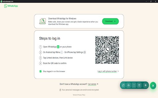 Whatsapp for Web screenshot