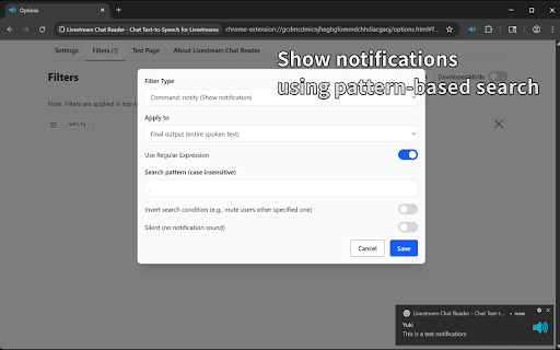 Livestream Chat Reader - Chat Text-to-Speech for Livestreams screenshot