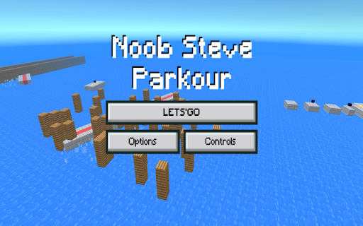 Noob Steve Parkour screenshot