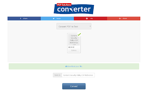 PDF to Text Converter screenshot