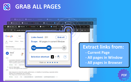 Link Grabber screenshot