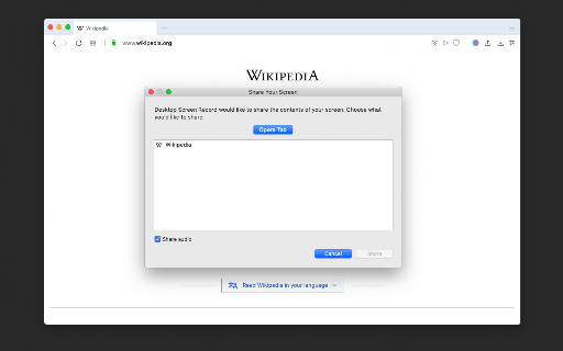 Desktop Screen Recorder screenshot