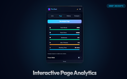 ProText Counter & Compare screenshot