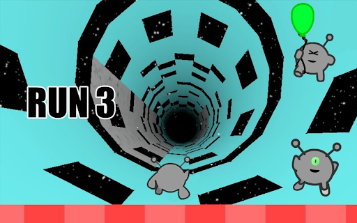 Run 3 Unblocked 2024 running Game screenshot