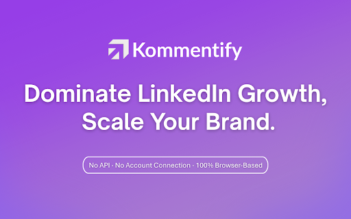 Kommentify – Professional Growth Tool screenshot