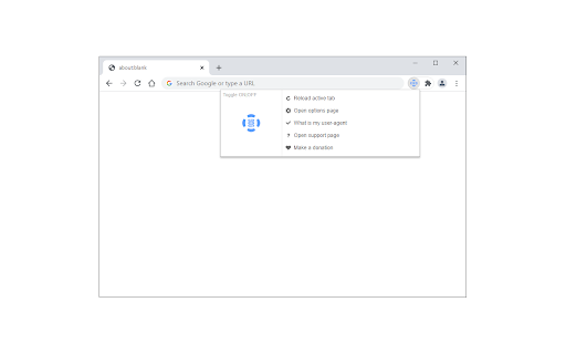 Custom UserAgent String screenshot