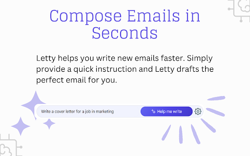 AI Email Writer for Gmail - Letty screenshot